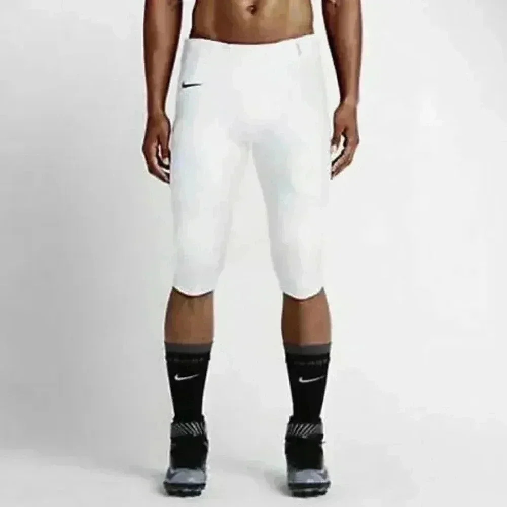Nike Men's Open Field Football Pants White/ Navy # 615745/107 NWT Choose …